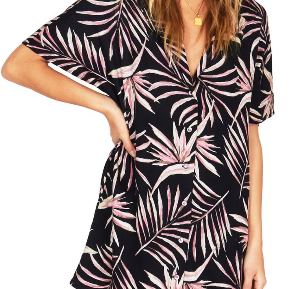 ☀️Amuse Society Button Down Dress Short Sleeve